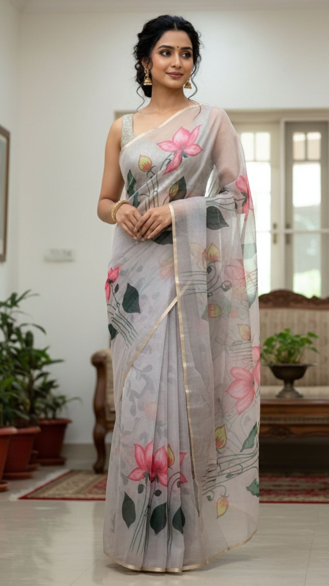 Semi Organza Saree