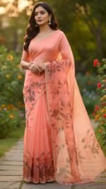 Semi Organza Saree